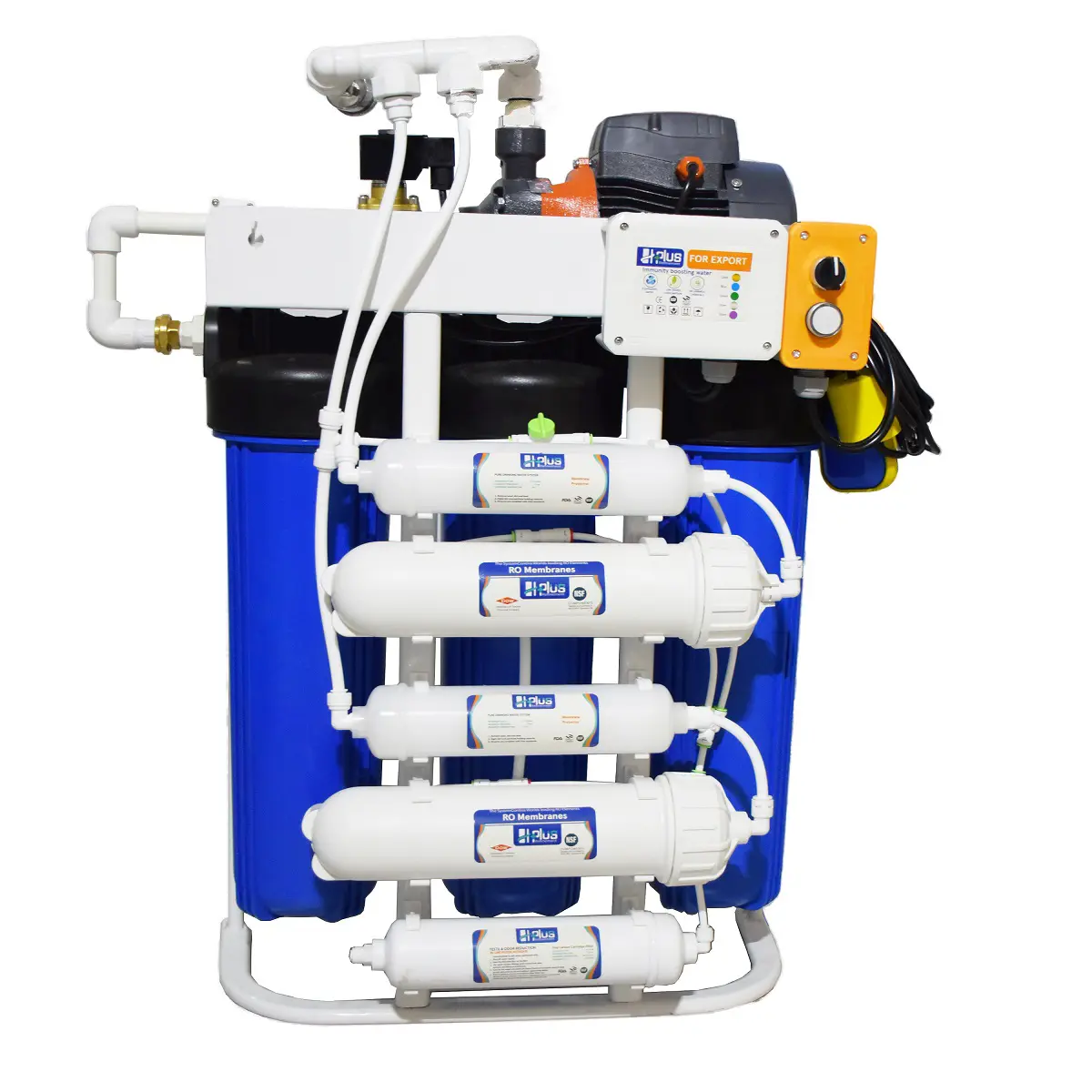 دستگاه تصفیه آب نیمه صنعتی 800 گالن با پمپ دائم کار