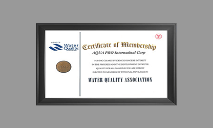 waterquality certificate