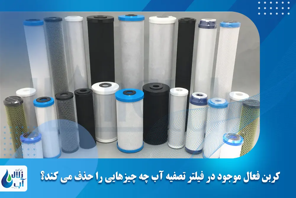 کربن فعال موجود در فیلتر تصفیه آب چه چیزهایی را حذف می کند؟